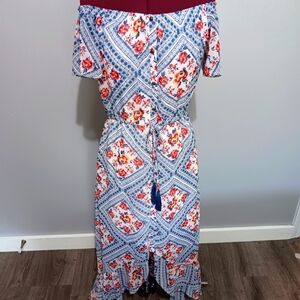 Milkmaid‎ Flowy Boho Peasant Cottagecore Floral Girly Maxi Dress Size XS